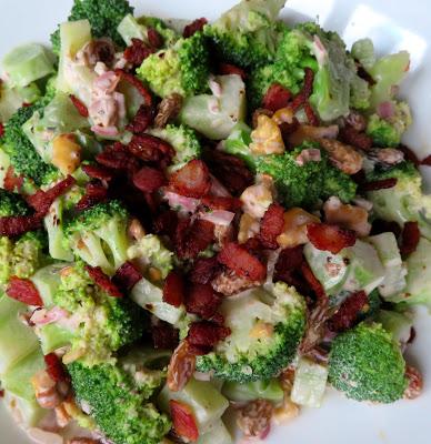 Broccoli Salad for Two