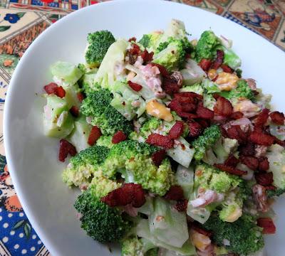 Broccoli Salad for Two