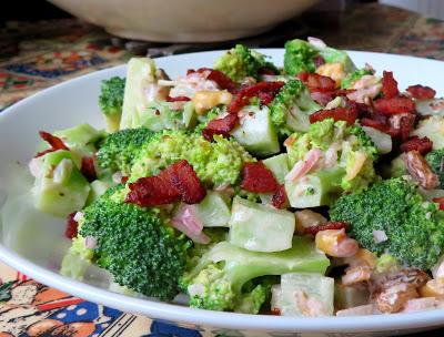 Broccoli Salad for Two