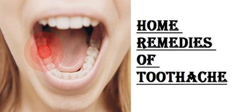 Home remedies of toothache
