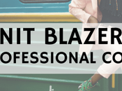 Knit Blazers Professional Comfort