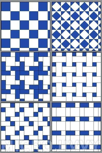 floor tile blue hexagon white and 1 scale tiles part 2