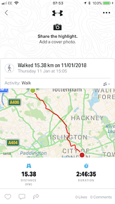 Pavement Testing Fitness Apps No.3: Map My Walk
