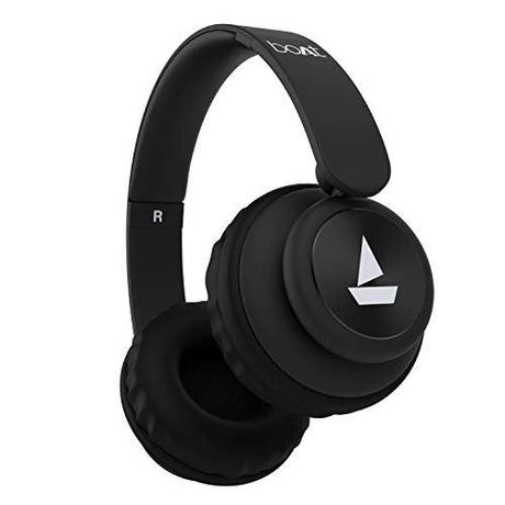 boAt Rockerz 450 Wireless Bluetooth Headphone (Luscious Black)