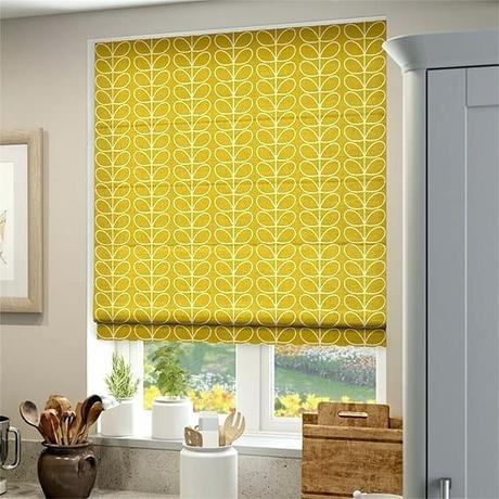 yellow window blinds how to clean linear stem dandelion roman blind