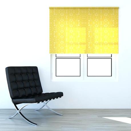 yellow window blinds how to clean