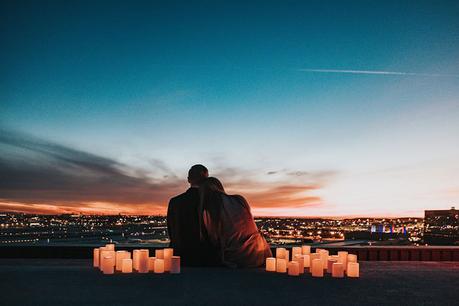 Engagement photo shoot couple