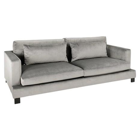grey velvet settee silver sofa uk four dwell