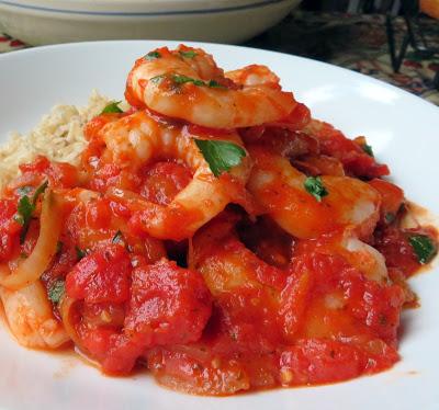 Smoky Tomato & Garlic Prawns