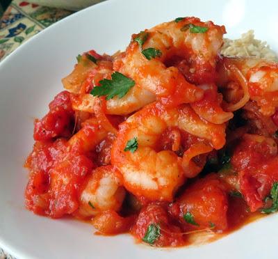 Smoky Tomato & Garlic Prawns