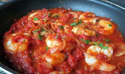 Smoky Tomato & Garlic Prawns