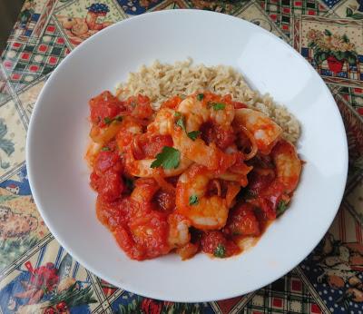 Smoky Tomato & Garlic Prawns