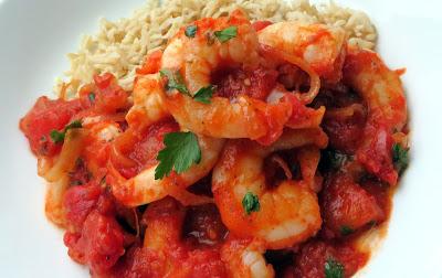 Smoky Tomato & Garlic Prawns