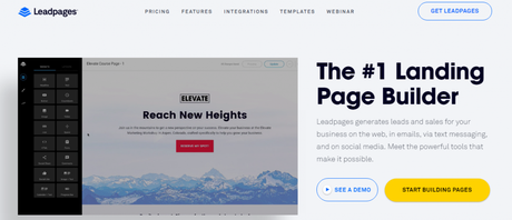 Leadpages : landing page plugin WordPress Landing Page Plugins