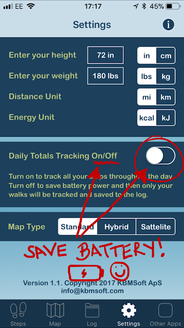 Pavement Testing Fitness Apps No.4: iSteps
