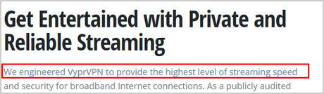 15 Best VPN for Streaming VyprVPN