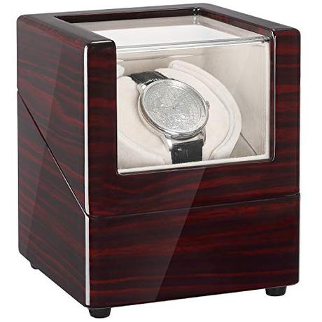 CHIYODA Single Automatic Watch Winder with Quite Motor-Unique12 Rotation Modes