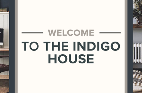 Welcome to the indigo house blog banner.