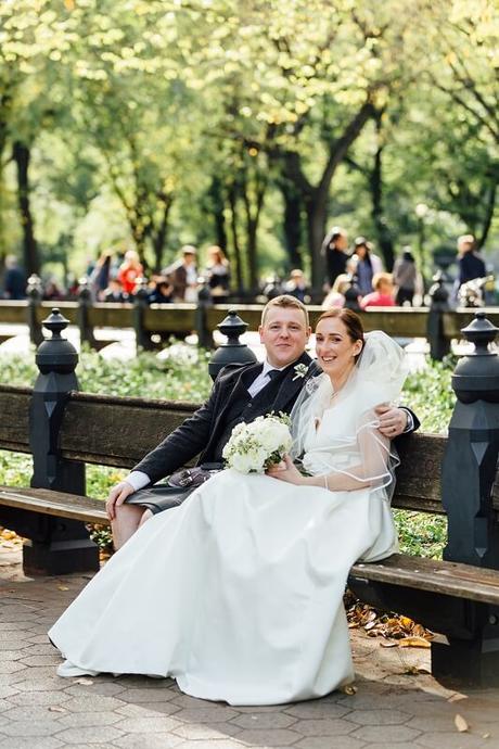 Laura and Alan’s Wedding Blessing at Bethesda Fountain