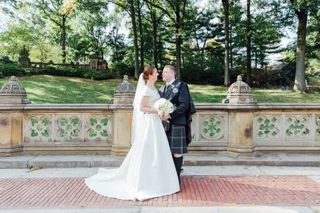 Laura and Alan’s Wedding Blessing at Bethesda Fountain
