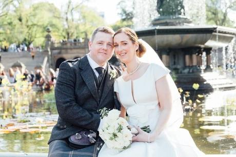 Laura and Alan’s Wedding Blessing at Bethesda Fountain