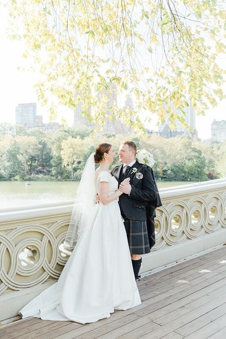 Laura and Alan’s Wedding Blessing at Bethesda Fountain