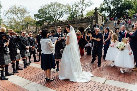 Laura and Alan’s Wedding Blessing at Bethesda Fountain