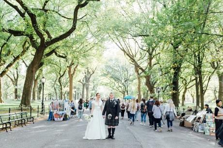 Laura and Alan’s Wedding Blessing at Bethesda Fountain