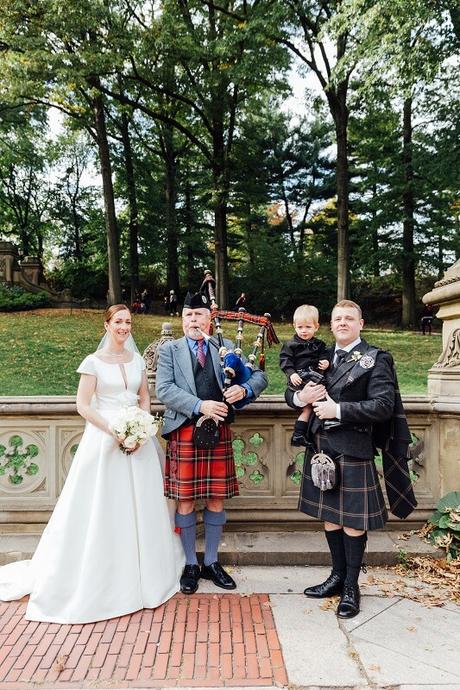 Laura and Alan’s Wedding Blessing at Bethesda Fountain