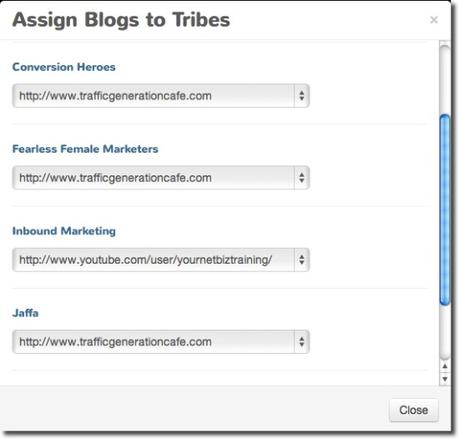 triberr assign tribes
