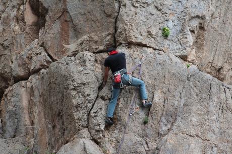 rock climbing