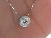 Birthday Diamond Solitaire Pendant