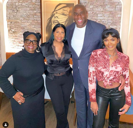 Magic and Cookie Johnson Support “A Soldier’s Play” Broadway Opening