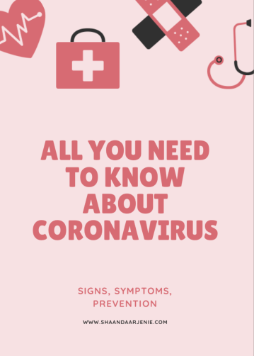 What you need to know about this new CORONAVIRUS infection?