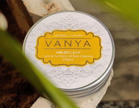 Haldi Clear Tulsi & Turmeric Oil Face Cleanser by Vanya Herbal