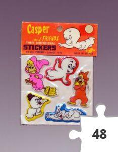 Jigsaw puzzle - Casper and Friends Three Dimensional Stickers