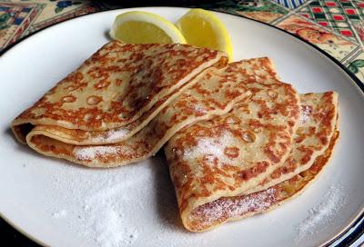Crepes with Lemon & Sugar for Two
