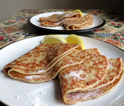 Crepes with Lemon & Sugar for Two