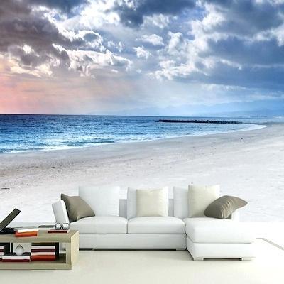 ocean murals wallpaper beach scene wholesale custom stereoscopic mural for living room bedroom background w