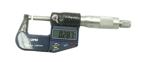 precise measuring tool muhle manufacture its instruments precision water resistant digital micrometer