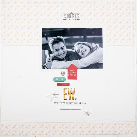 12x12 Sibling Scrapbook Page - Maggie Massey