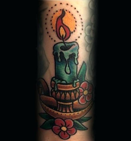 candles for guys traditional candle tattoo designs men illuminated ideas