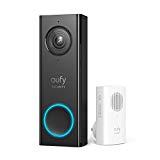 eufy Security, Wi-Fi Video Doorbell with 2K HD, 2-way audio, No Monthly Fees (Requires Existing Doorbell Wires, 16-24 VAC, 30 VA or above)