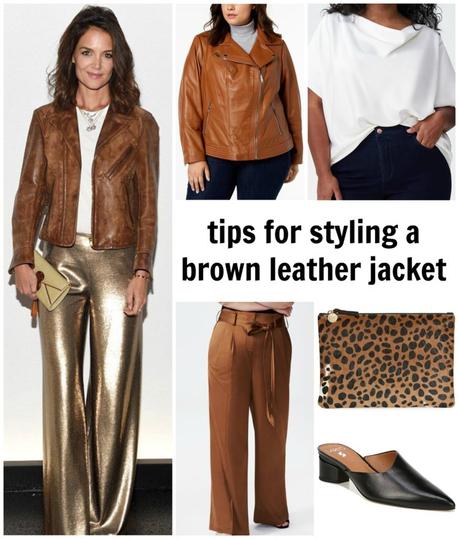 How to Style a Brown Leather Jacket