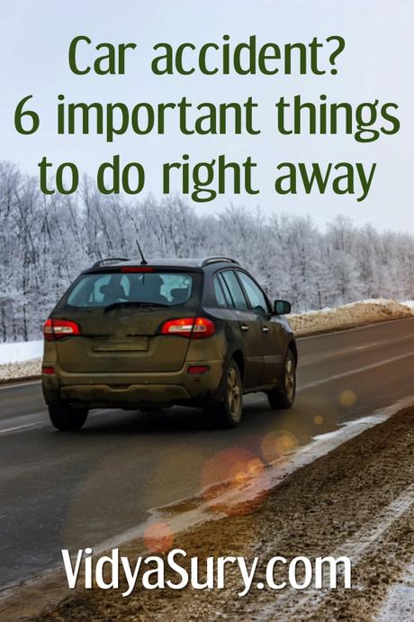 6 important things to do when you have been in a car accident