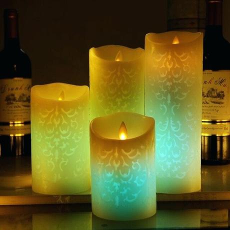 scented electric candle wholesale candles us off remote control color changing led with timer home wedding decoration in