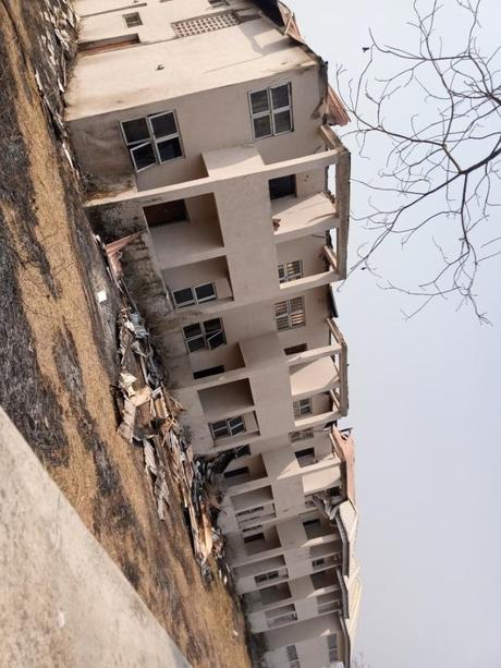 PHOTONEWS: Fire Razes Fed Poly Ede female hostel