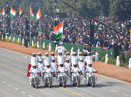 Republic Day Parade 2020 ~ motor cycle daredevilry