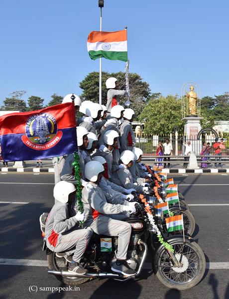 Republic Day Parade 2020 ~ motor cycle daredevilry