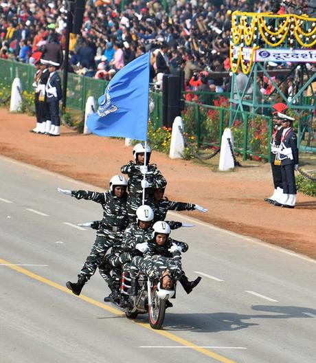 Republic Day Parade 2020 ~ motor cycle daredevilry